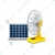 Sun King 16 inch Solar Powered Portable Fan, Cooling Time Up to 18 hrs